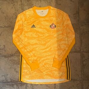 Sunderland Goalkeeper Adidas Climalite Yellow Soccer Jersey